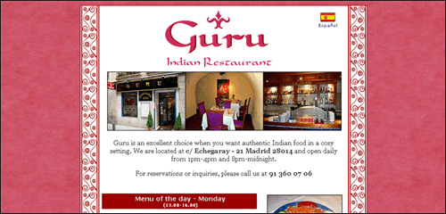 Gurumadrid.com screenshot